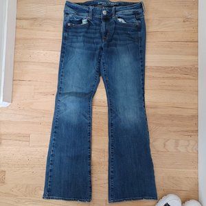 American Eagle kick boot low rise flare jeans